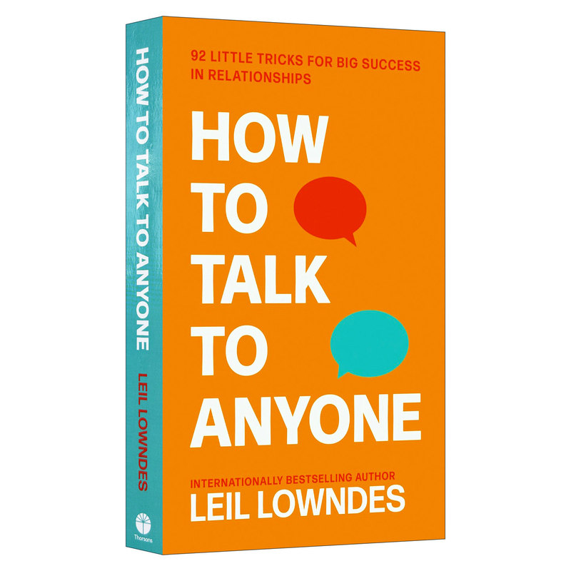 遇谁都能聊得开 英文原版 How to Talk to Anyone 跟任何人都能聊得来 英文版 口才训练与沟通技巧书籍