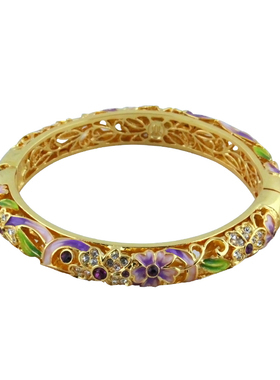 北京景泰蓝珐琅手镯掐丝复古女子