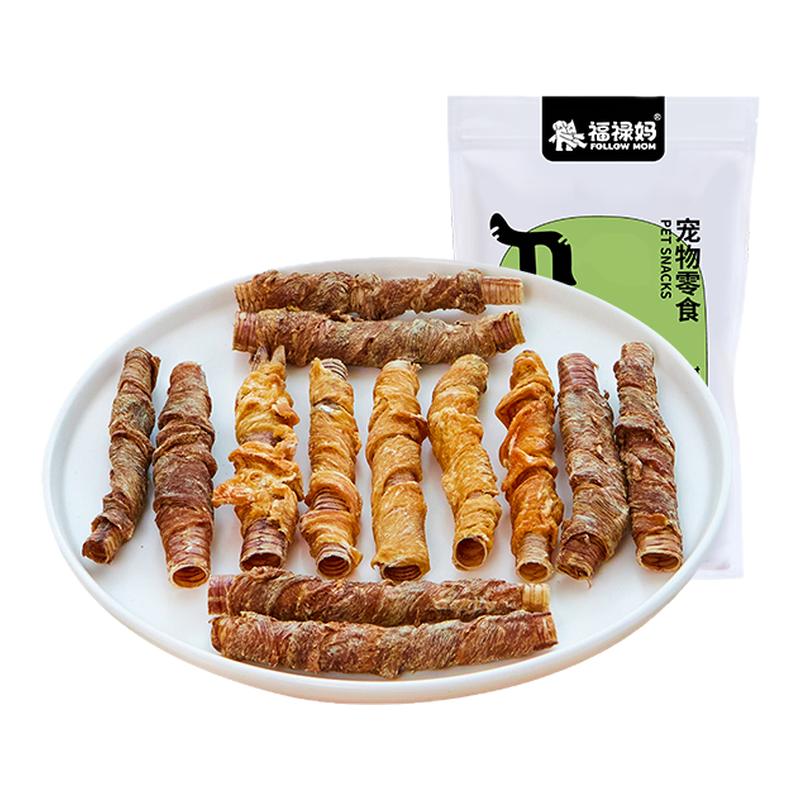 狗狗零食鸡鸭肉干缠鹅喉管泰迪博美磨牙棒补钙软骨素幼犬小型犬