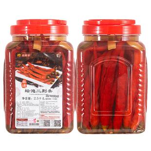 蜀逍肴四川泡海椒非遗坛泡二荆条红辣椒瓶装酸辣泡椒泡菜鱼香肉丝