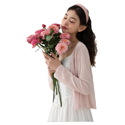 长袖冰丝上衣ONEMORE开衫