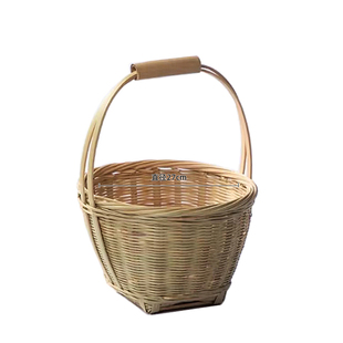 竹编篮子 竹编制品 竹篮编织筐手提小篮子家用水果篮鸡蛋筐竹制品