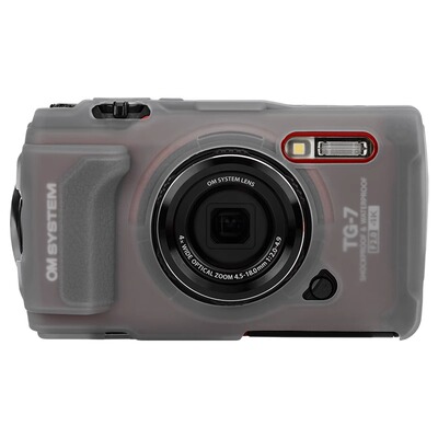 JJC奥林巴斯Tg7相机保护套Tough TG-7硅胶套防水潜水包CSCH-128包