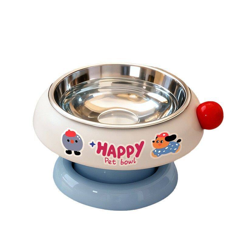 猫狗碗食盆宠物不锈钢防打翻饭碗