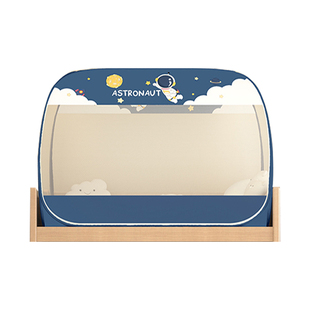 子母床蒙古包蚊帐学生宿舍上下床专用免安装寝室上下铺可折叠纹帐