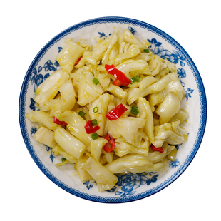 即食开胃菜花梗500g酒店特色菜冷盘菜成品美味腌制花菜梗酱菜泡菜