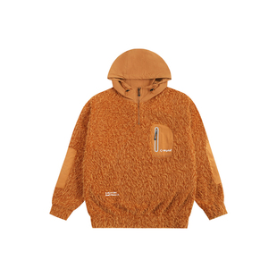 ATRY户外美式卫衣男款连帽春季新款潮牌休闲宽松重磅拼色绒毛外套