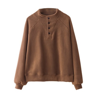 奥粒绒宽松休闲加厚卫衣