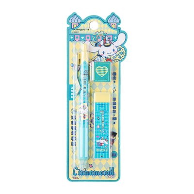 广博三丽鸥自动铅笔套装橡皮铅芯