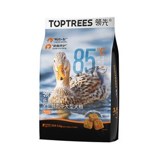 领先低温烘焙狗粮泰迪博美中小型金毛幼成中大型鸭肉梨犬粮5.4kg