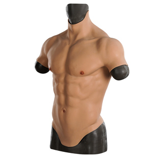 艺容变装肌肉装假腹肌服装cos动漫道具变装男用假胸肌硅胶肌肉衣