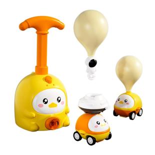 2025新款儿童网红爆款玩具男女孩气球车打气筒会飞天的空气动力车