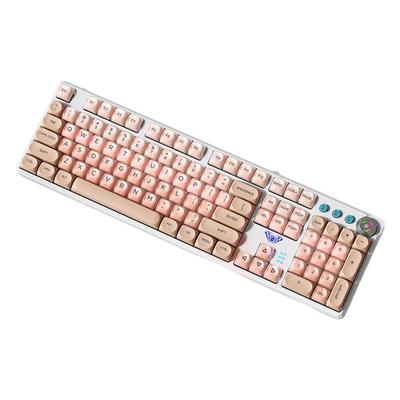 狼蛛粉底液口红主题键帽机械键盘