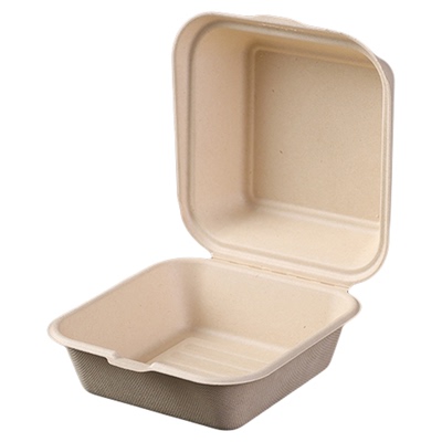 烘焙提拉米苏一次性纸浆汉堡盒