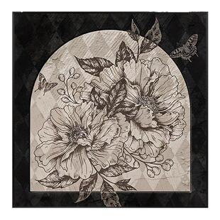 法式中古风装饰画复古电视柜桌面摆件画高级客厅卧室床头墙上挂画