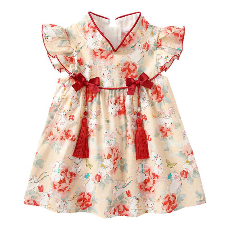 婴儿衣服夏季一周岁礼服裙