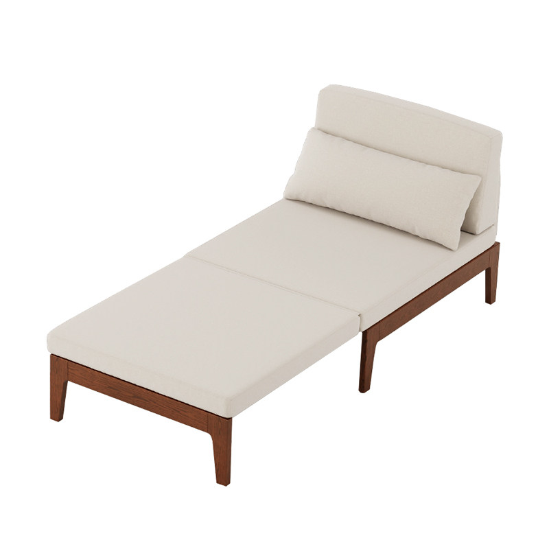 单人沙发床实木抽拉床无扶手沙发床一体两用小户型政府补贴可定做