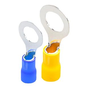 RV冷压端子预绝缘接线端子压线耳鼻SV铜鼻子端子头1.25/2/3.5/5.5