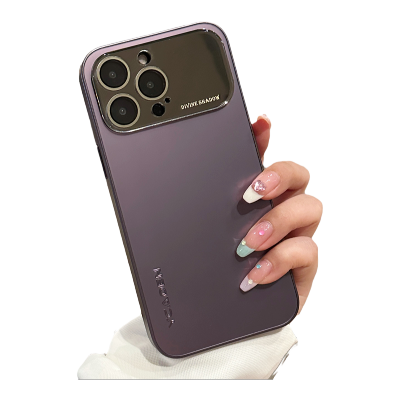 高级感磨砂全包大视窗适用iPhone16promax手机壳14pro电镀15防摔12/pro情侣款适用苹果14防摔14pro质感13潮男