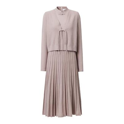 VGRASS100绵羊毛马甲连衣裙套装