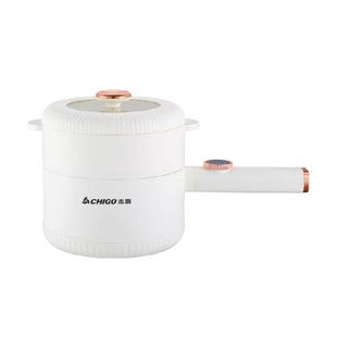 志高电煮锅家用宿舍学生锅一人食小型火锅一体锅多功能泡面小电锅