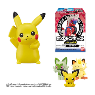 万代宠物小精灵宝可梦KIDS宝可梦相遇篇皮卡丘桌面摆件小手办公仔