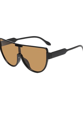 网红时尚一体式太阳眼镜男大