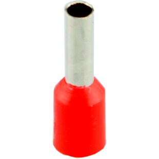 德力西接线端子0.5平方插针管型插针形护套预绝缘端头线鼻VE1008