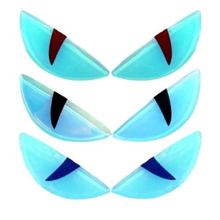 夜光立体摩托车小恶魔眼睛贴纸猫眼贴花适用铃木UY125小牛电动9号