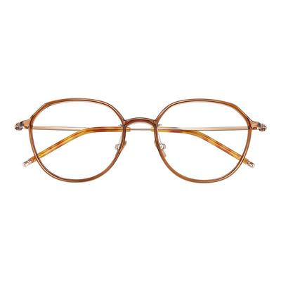 超轻7g冷茶色近视眼镜框博主同款