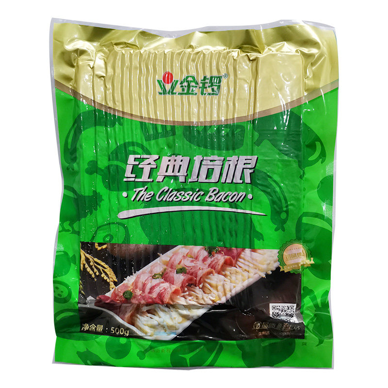金锣火锅经典精制培根冷冻食品