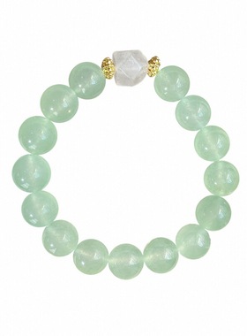 大颗粒石英石冰透手串