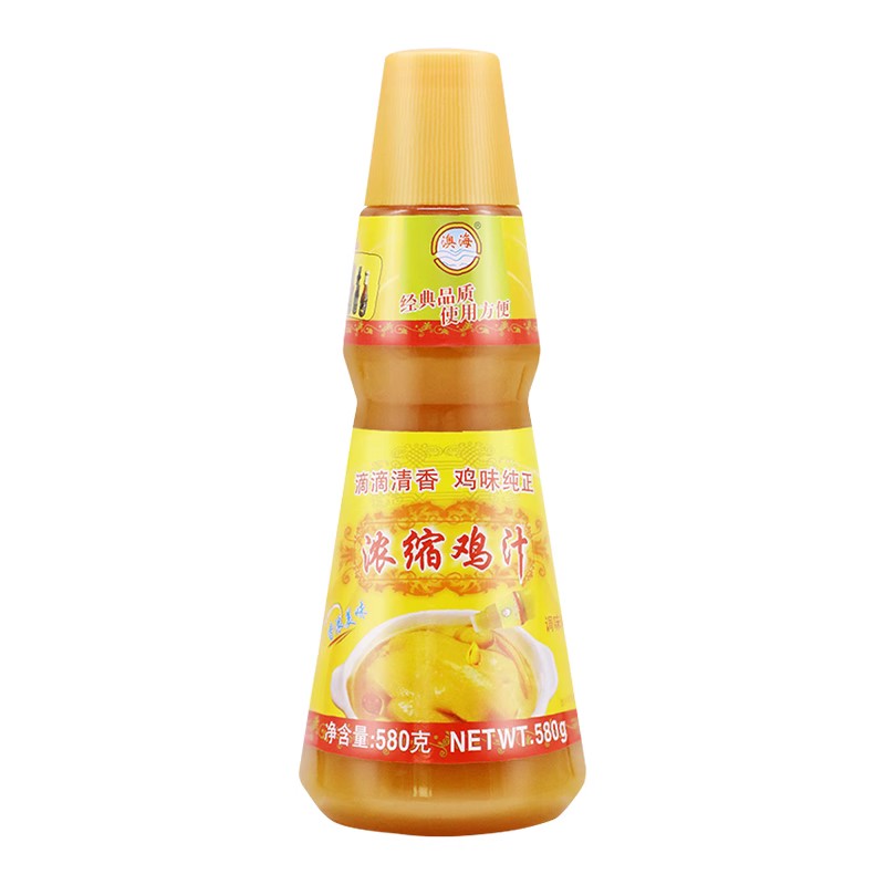 澳海浓缩鸡汁商用家用调味料瓶装高汤鸡精味精提鲜香味580g*1瓶
