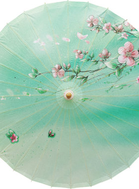中国风防雨桐油纸伞汉服摄影