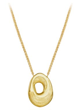 Chill Talent记忆沙洲项链手工拉丝轻奢简约质感时尚小众