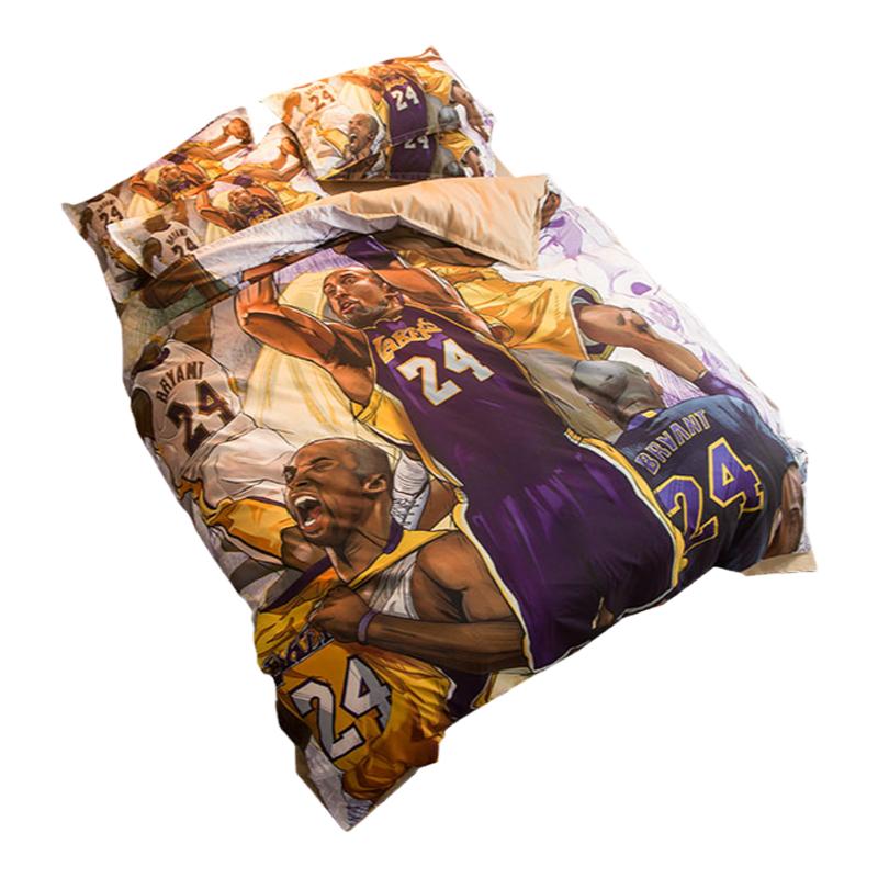 篮球明星科比詹姆斯床品4件套