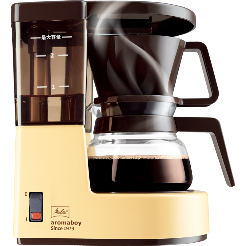 Melitta/美樂(lè)家Aromaboy復(fù)古小型家用咖啡機(jī)迷你美式滴漏咖啡茶壺