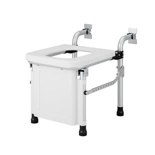 蹲坑坐便凳老年人坐便器椅子孕妇结实蹲便器坐架折叠洗澡大便坐椅