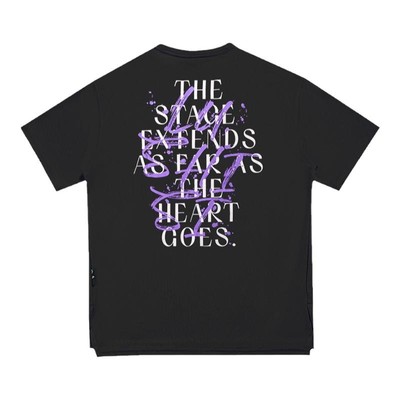 LUSHISI美式字母速干短袖