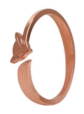 狐狸手镯女紫铜学生开口年轻女友