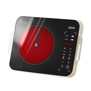 ACA超薄不挑锅电陶炉大功率爆炒电磁炉多功能烹饪机围炉煮茶猛火