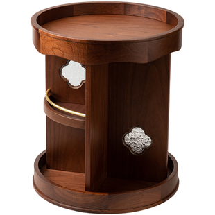 旋转化妆品收纳盒桌面高级感口红梳妆台收纳架香水护肤品置物架