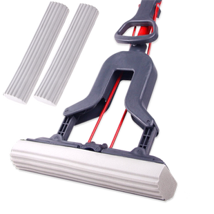 海绵拖把吸水胶棉拖Vileda微力达德国懒人免手洗对折式家用一拖净