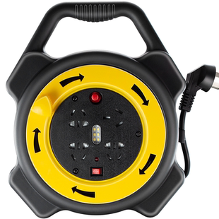 线盘移动电缆电线卷盘绕线轴电动汽车空调多功能长线插排插座