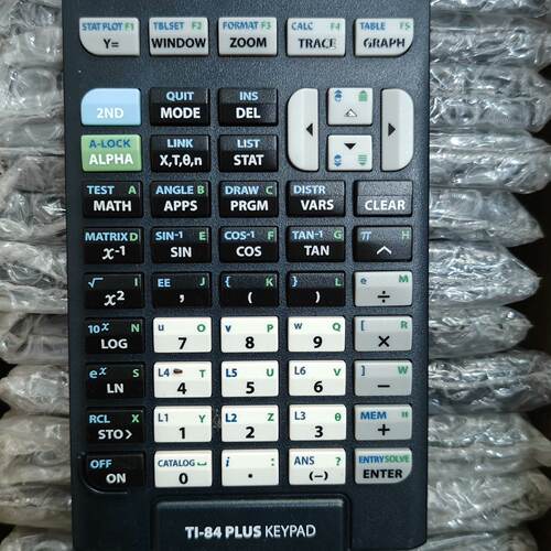 【请询价】全新 TI-84 Plus银版 键盘更换面板，可以当84用，