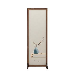 实木高端屏风隔断玄关客厅折叠移动新中式办公室房间分割神器屏风