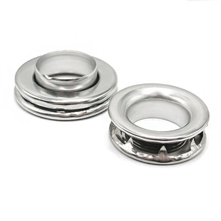 304不锈钢帆布扣眼 鸡眼扣空心铆钉 汽车篷布穿绳气眼扣 透气孔扣