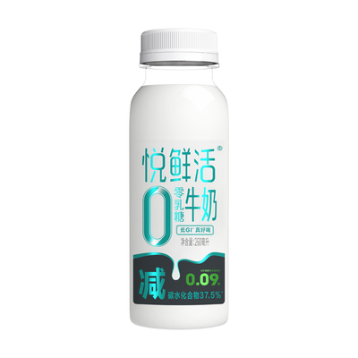 君乐宝悦鲜活0乳糖牛奶260ml*5瓶