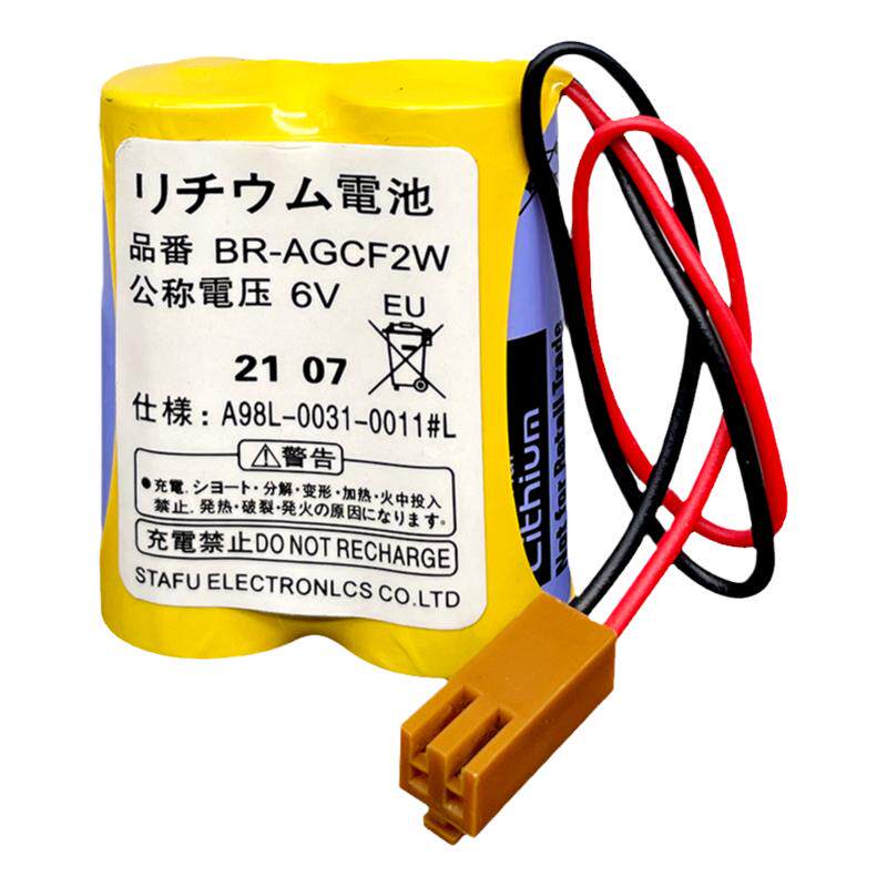 发那科法兰克BR-AGCF2W加工中心CNC数控系统6V电池A98L-0031-0011