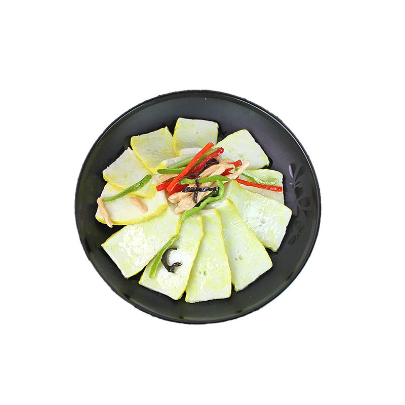 仿真炒鱼糕片菜模食品模型模具